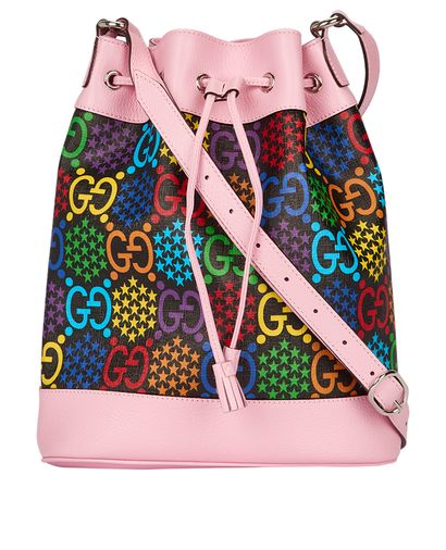 Gucci GG Psychedelic Bucket Bag, front view